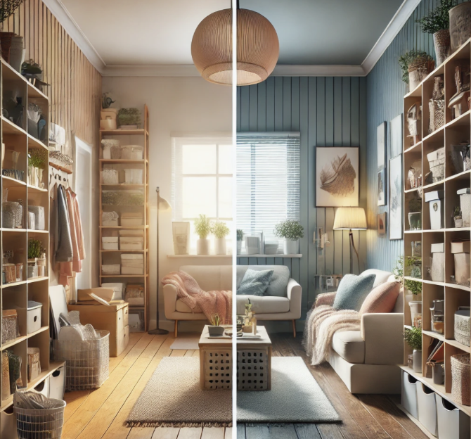 decluttering and organization